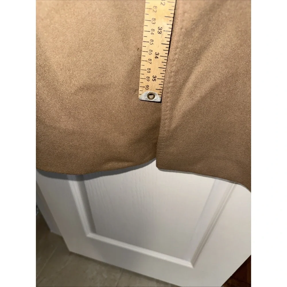 Ralph Lauren Mens Overcoat  Camel fully lined 3 button Italian Wool Fabric. 5513